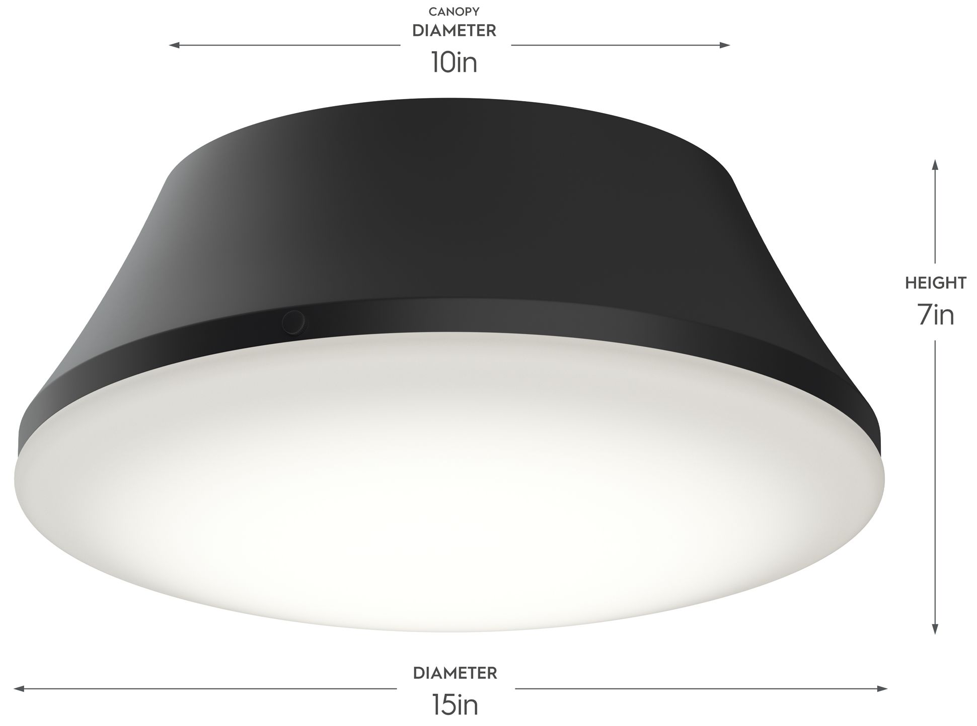 Image 6 Avra Large 3-Light Flush Mount with Etched White Glass Shade more views
