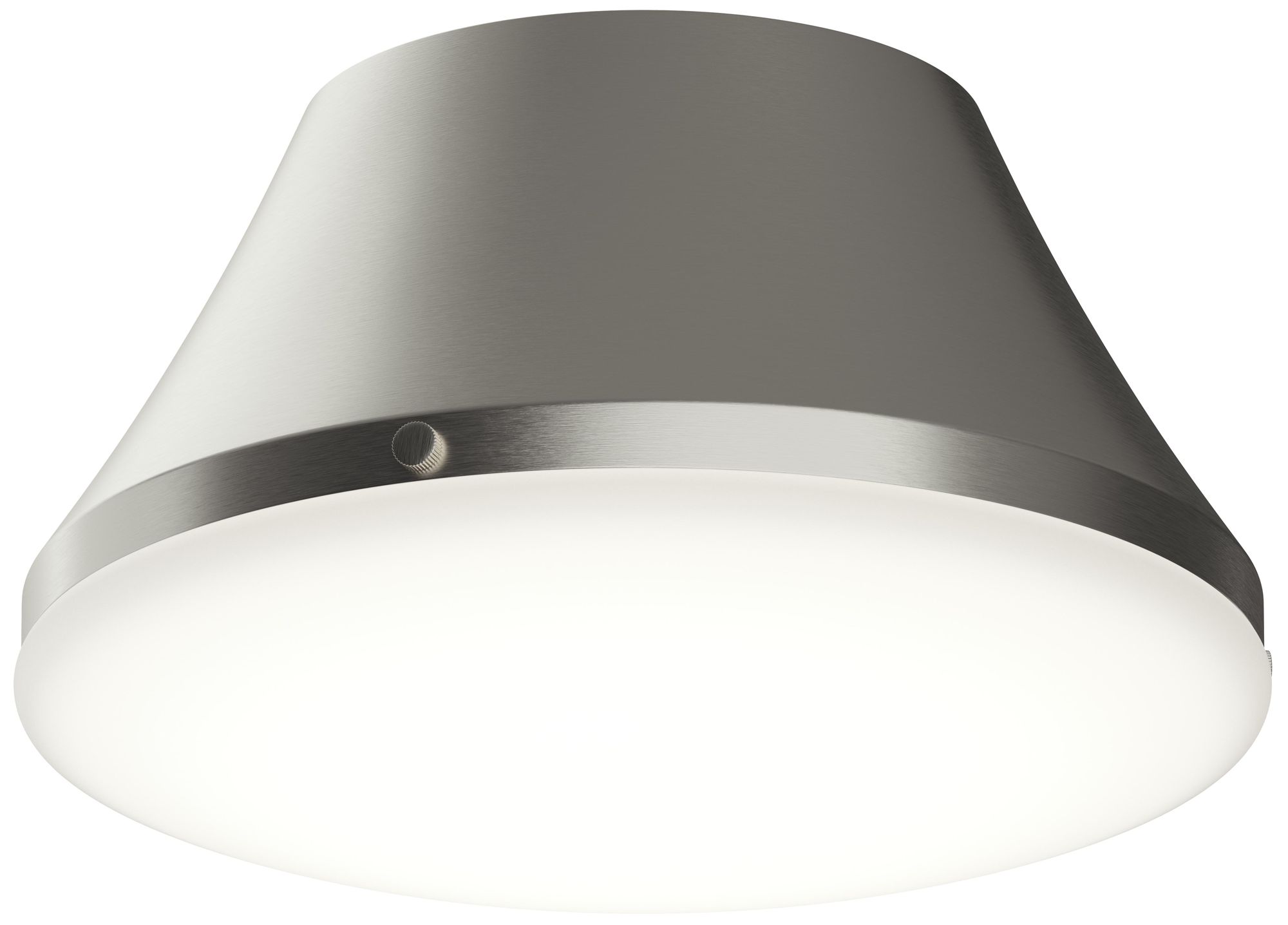 Avra Medium 2-Light Flush Mount with Etched White Glass Shade