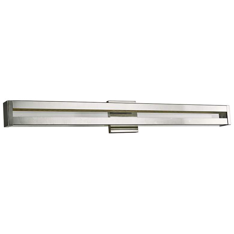 Image 1 Awe 36 1/4" Wide Chrome LED Modern Bath Light