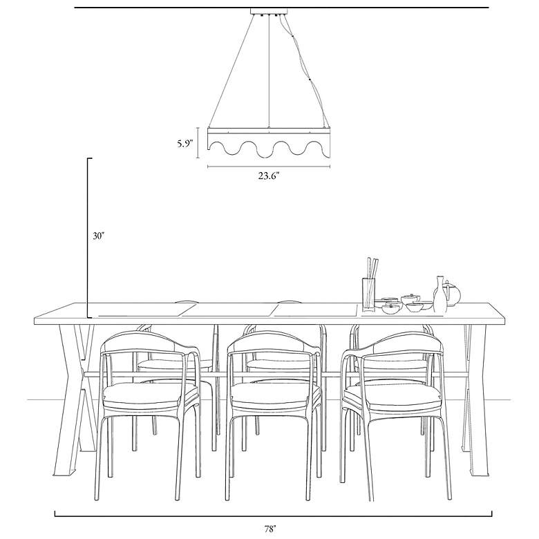 Image 5 Awtisfin 1-Light Gold LED Chandelier more views
