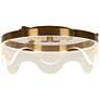 1_Awtisfin 12 3/4" Wide Plating Brass LED Ceiling Light