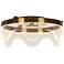 Awtisfin 12 3/4" Wide Plating Brass LED Ceiling Light