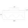2_Awtisfin 12 3/4" Wide Plating Brass LED Ceiling Light more views