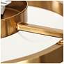 3_Awtisfin 12 3/4" Wide Plating Brass LED Ceiling Light more views