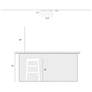 7_Awtisfin 12 3/4" Wide Plating Brass LED Ceiling Light more views