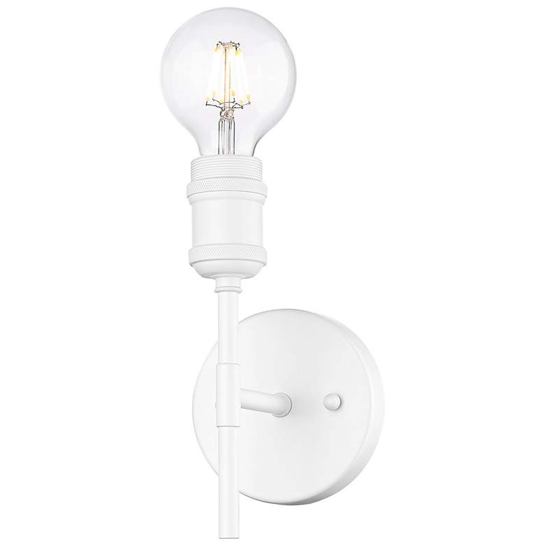 Image 1 Axel 1 Light Wall Sconce in Matte White