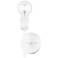 Axel 1 Light Wall Sconce in Matte White
