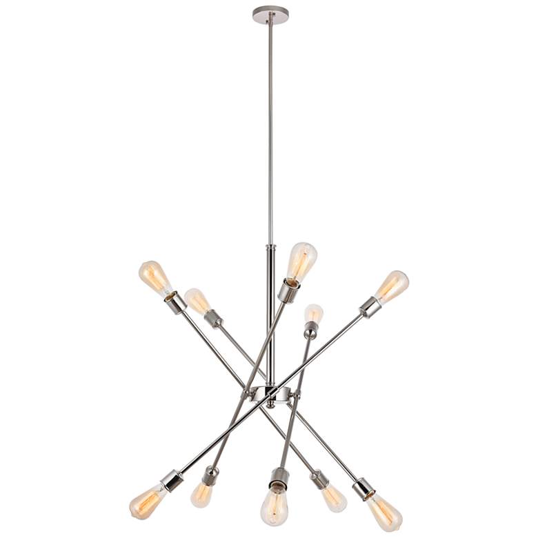 Image 2 Axel 10 Lts Polished Nickel Pendant