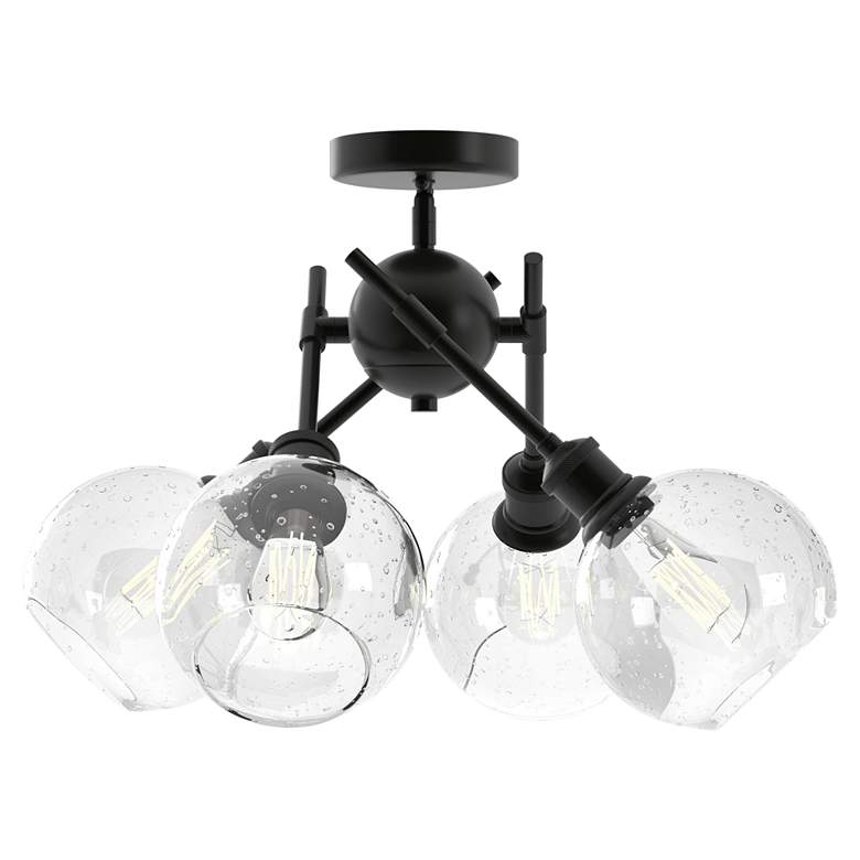 Image 4 Axel 24 3/4 inch Wide Matte Black 4-Light Ceiling Light more views
