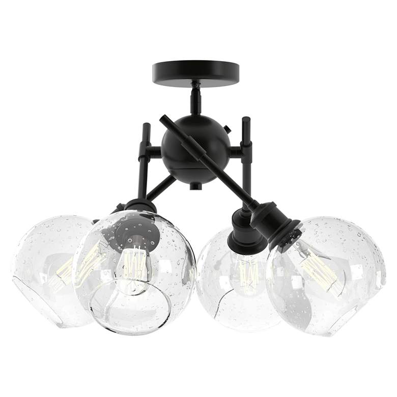 Image 4 Axel 24 3/4" Wide Matte Black 4-Light Ceiling Light more views