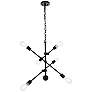 2_Axel 29" Wide Black 6-Light Pendant Light
