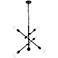 Axel 29" Wide Black 6-Light Pendant Light