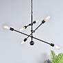 1_Axel 29" Wide Black 6-Light Pendant Light
