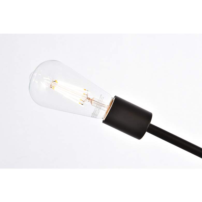 Image 7 Axel 29" Wide Black 6-Light Pendant Light more views