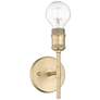 Axel 4 3/4" Wide 1-Light Wall Sconce in Brushed Champagne Bronze