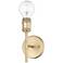 Axel 4 3/4" Wide 1-Light Wall Sconce in Brushed Champagne Bronze