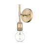 3_Axel 4 3/4" Wide 1-Light Wall Sconce in Brushed Champagne Bronze more views