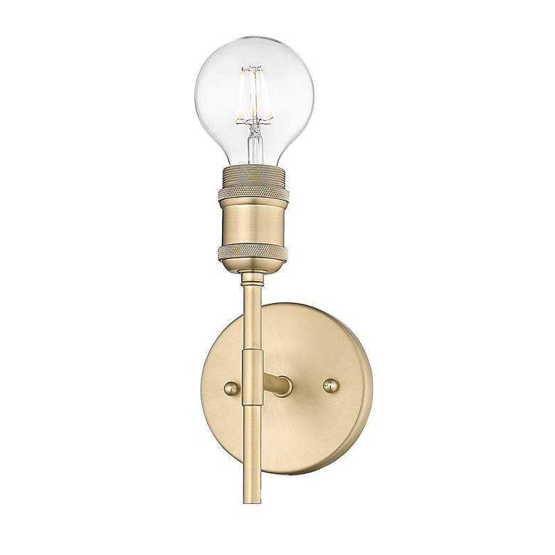 Image 6 Axel 4 3/4" Wide 1-Light Wall Sconce in Brushed Champagne Bronze more views