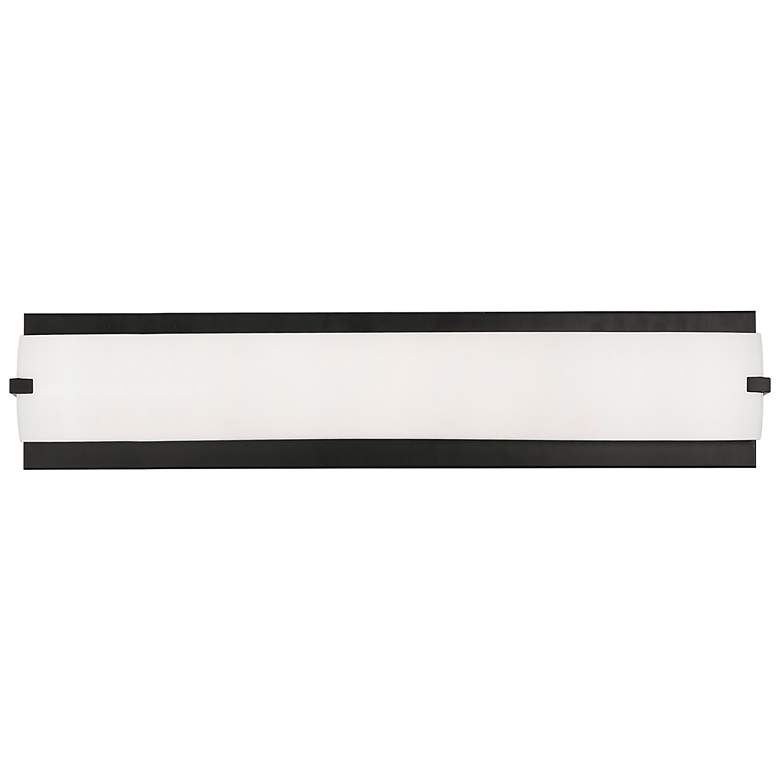 Image 1 Axel 48" Wide Black LED Vanity Light