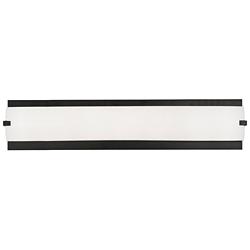 Axel 48" Wide Black LED Vanity Light