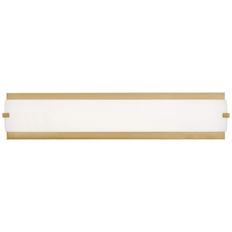 Image 1 Axel 48" Wide Satin Brass LED Vanity Bath Light