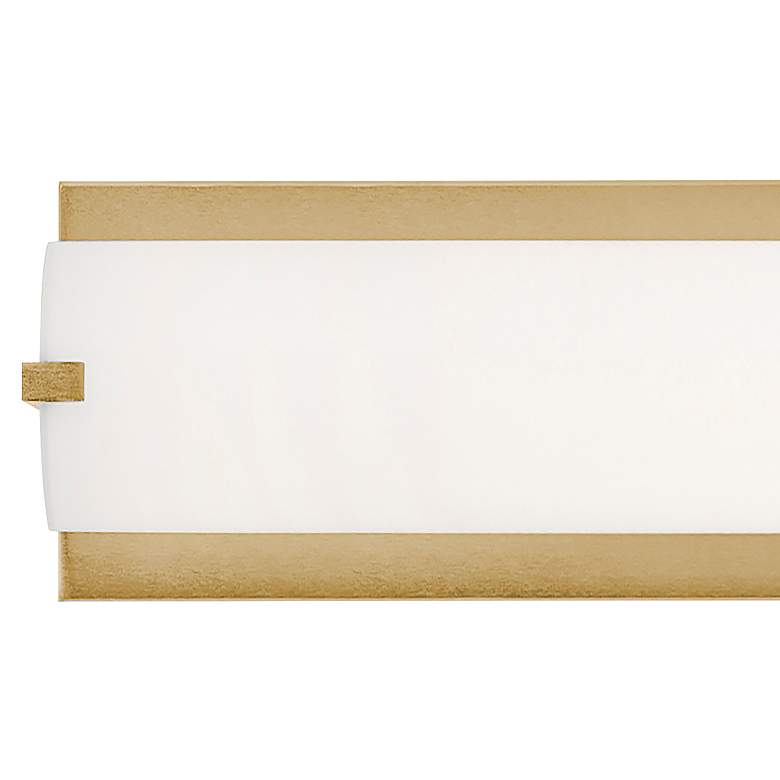 Image 2 Axel 48" Wide Satin Brass LED Vanity Bath Light more views