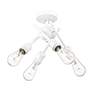 5_Axel 6 1/2" Wide 4-Light Semi-Flush in Matte White more views