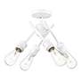 6_Axel 6 1/2" Wide 4-Light Semi-Flush in Matte White more views