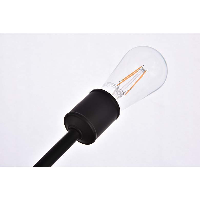 Image 7 Axel 6 Lts Black Pendant With Hanging Rod more views