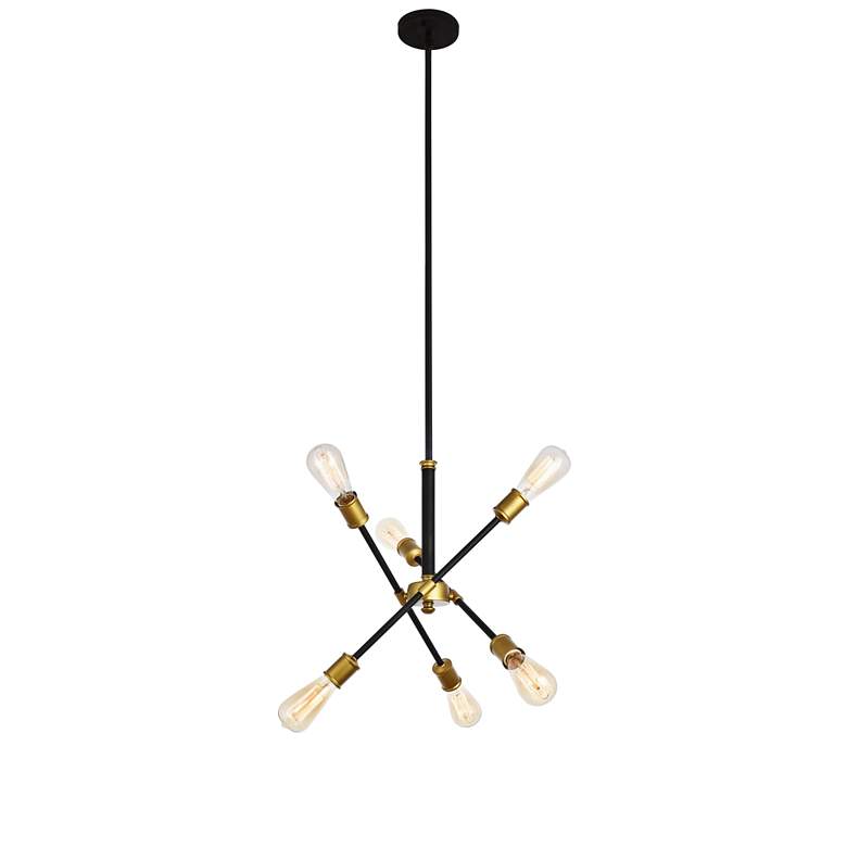 Image 1 Axel 6 Lts Black Pendant
