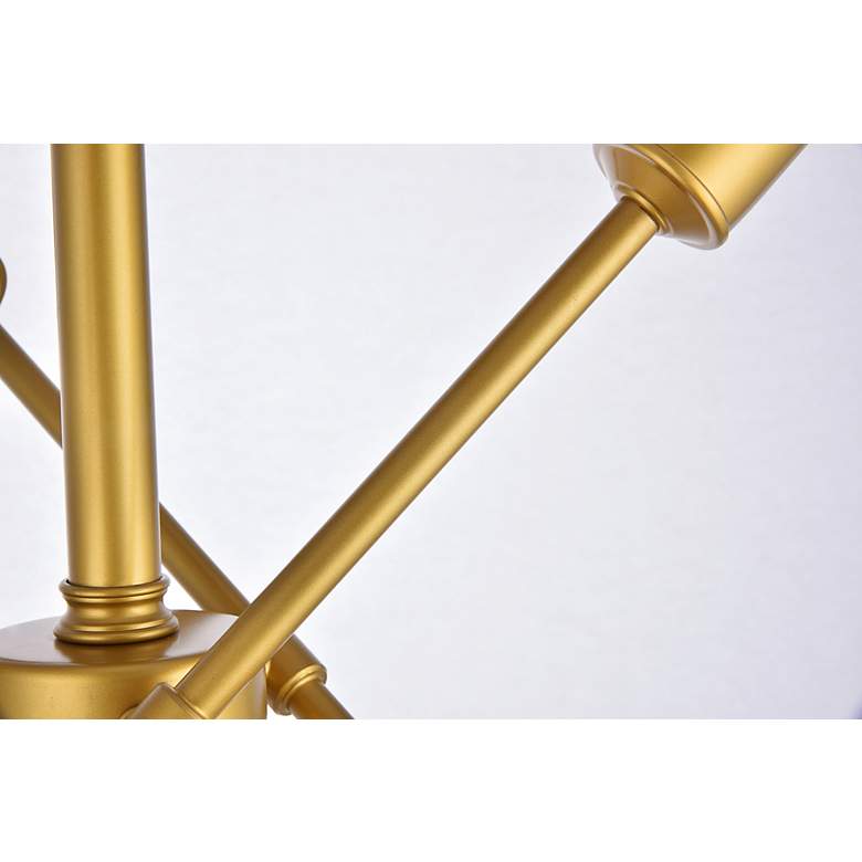 Image 7 Axel 6 Lts Brass Flush Mount more views