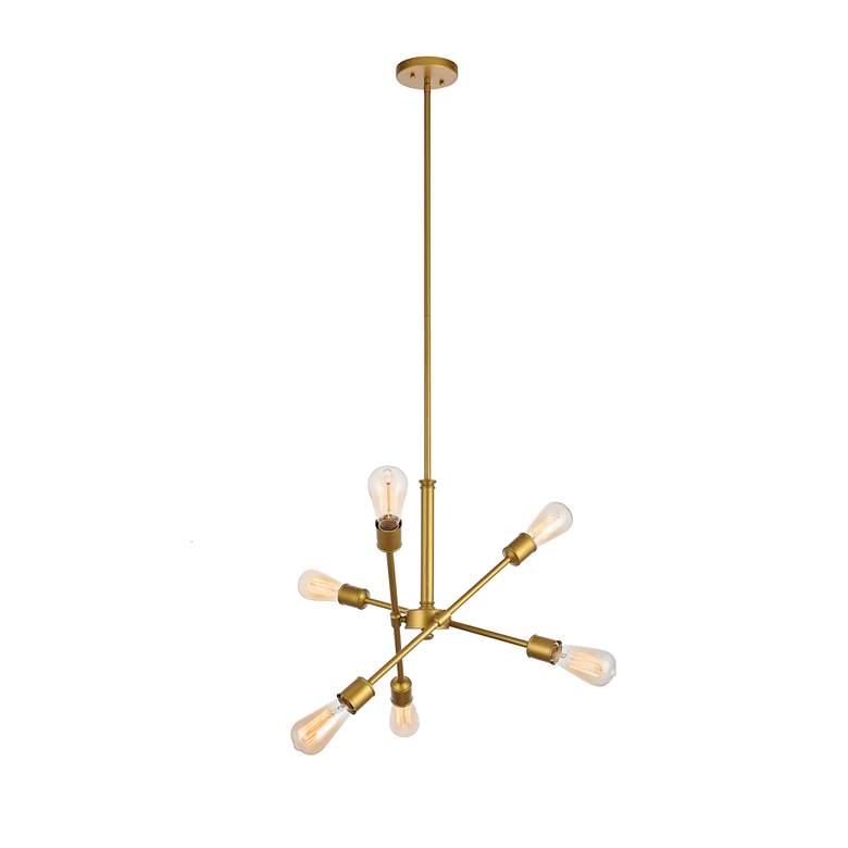 Image 3 Axel 6 Lts Brass Pendant more views