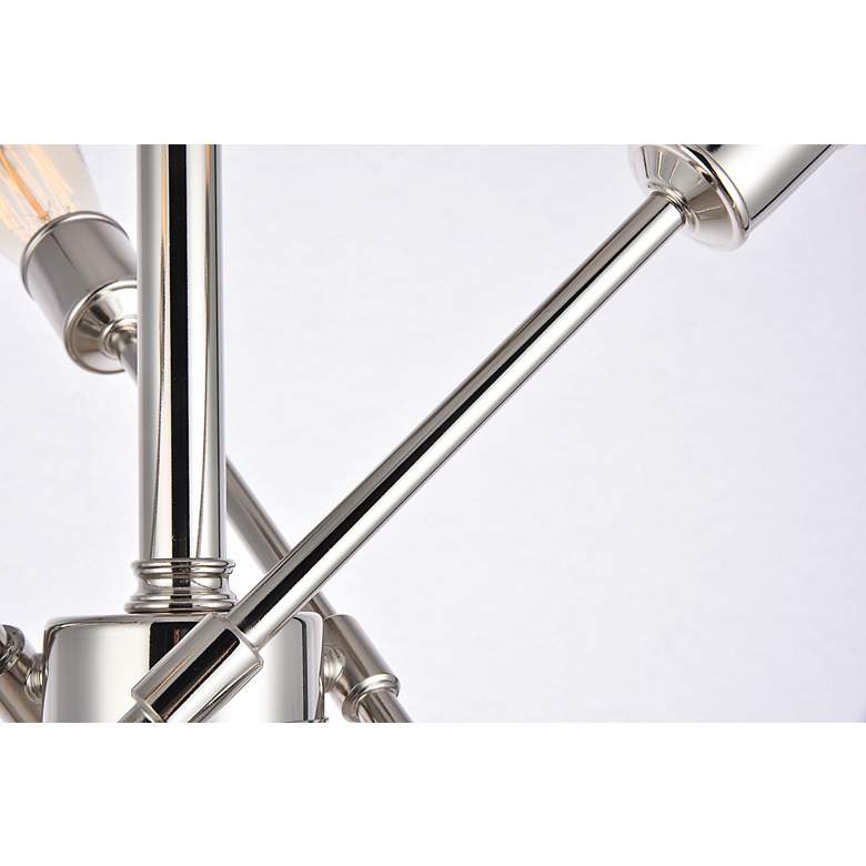 Image 6 Axel 6 Lts Polished Nickel Flush Mount more views