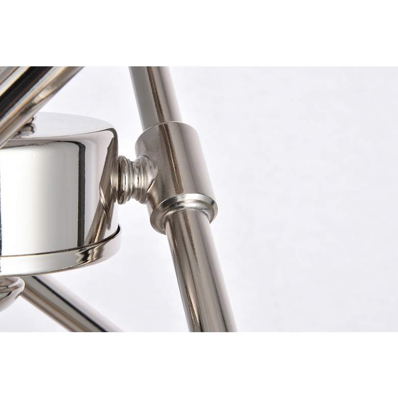 Image 7 Axel 6 Lts Polished Nickel Flush Mount more views