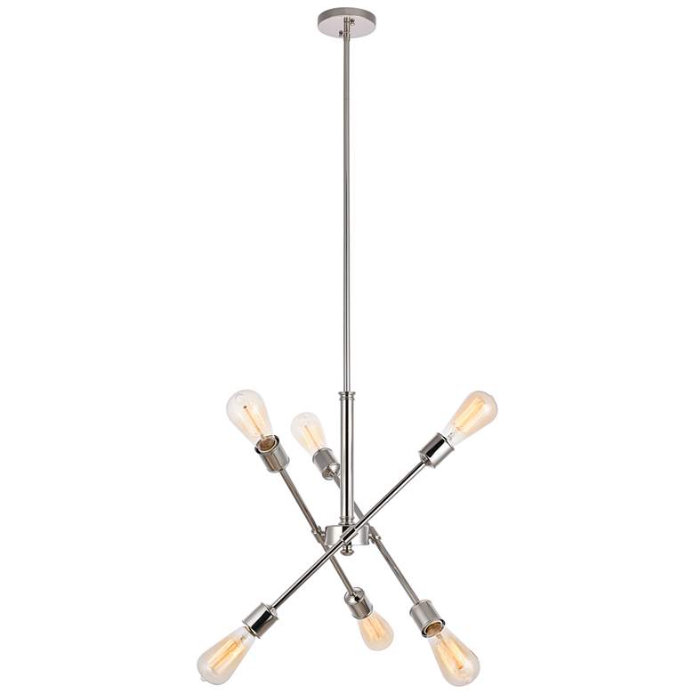 Image 1 Axel 6 Lts Polished Nickel Pendant