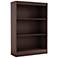 Axess 3-Shelf Chocolate Bookcase