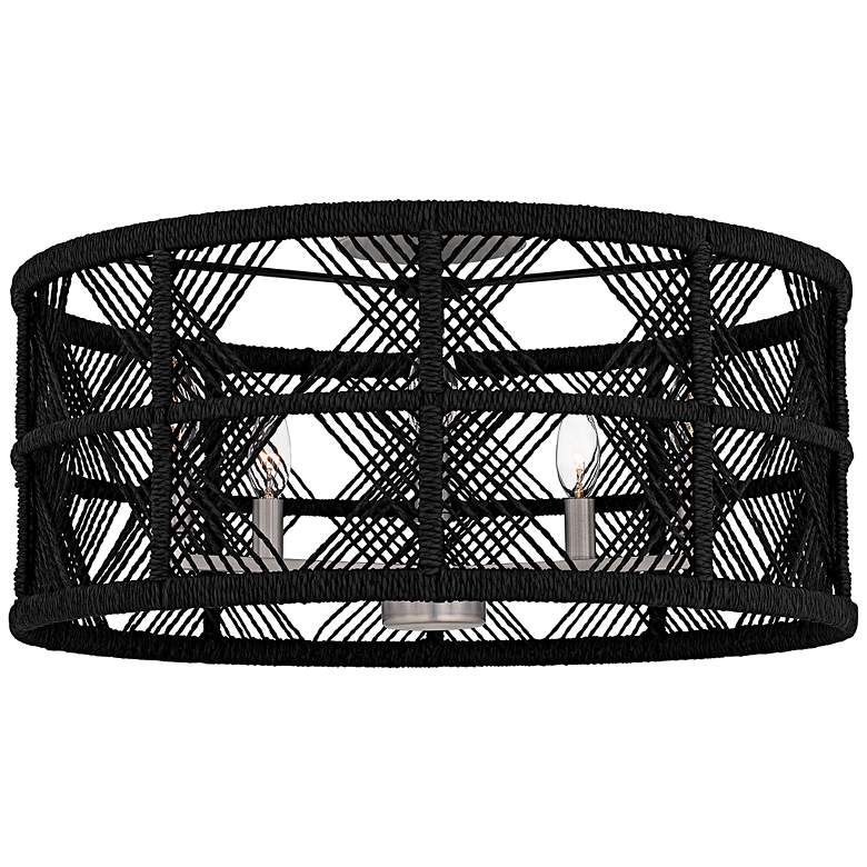 Image 1 Axford 5-Light Antique Nickel Semi-Flush Mount