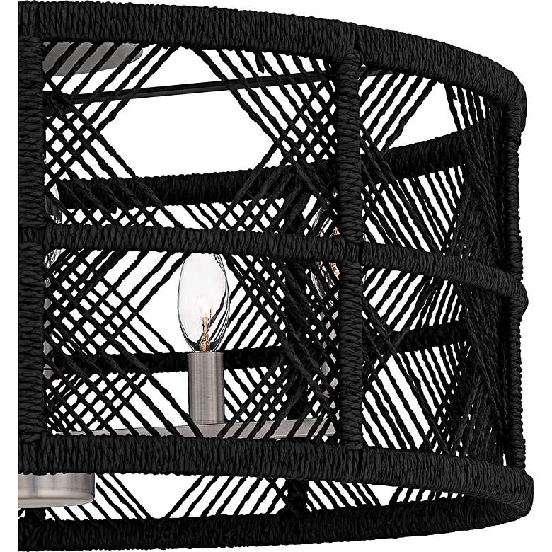 Image 5 Axford 5-Light Antique Nickel Semi-Flush Mount more views