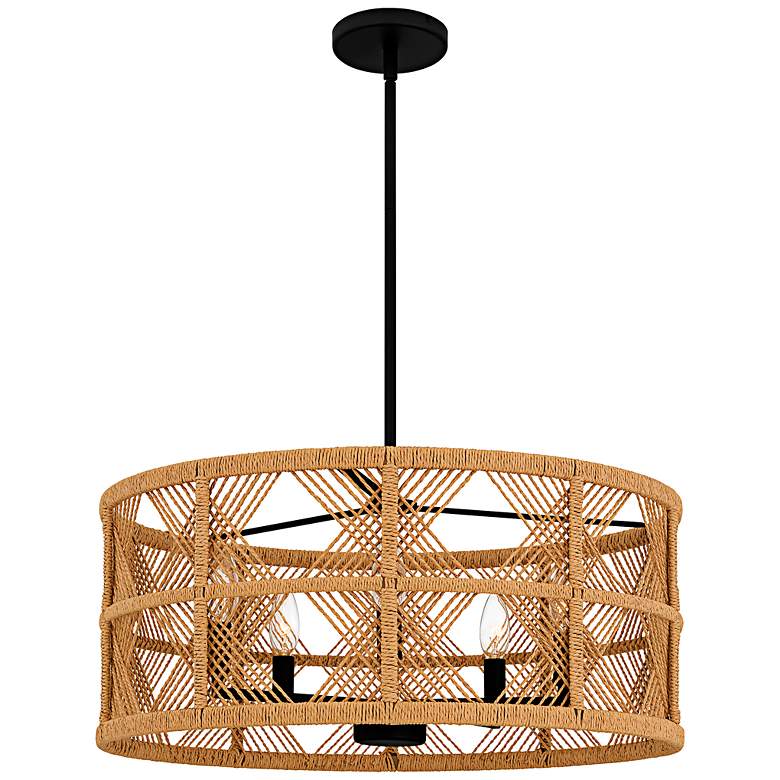 Image 1 Axford 5-Light Matte Black Pendant