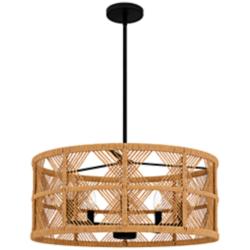 Axford 5-Light Matte Black Pendant