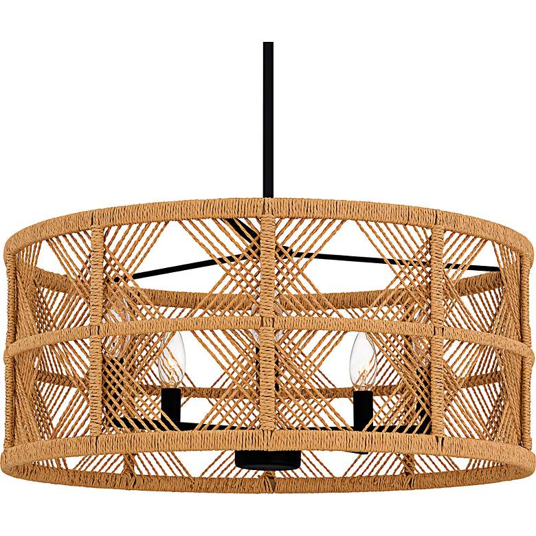 Image 5 Axford 5-Light Matte Black Pendant more views