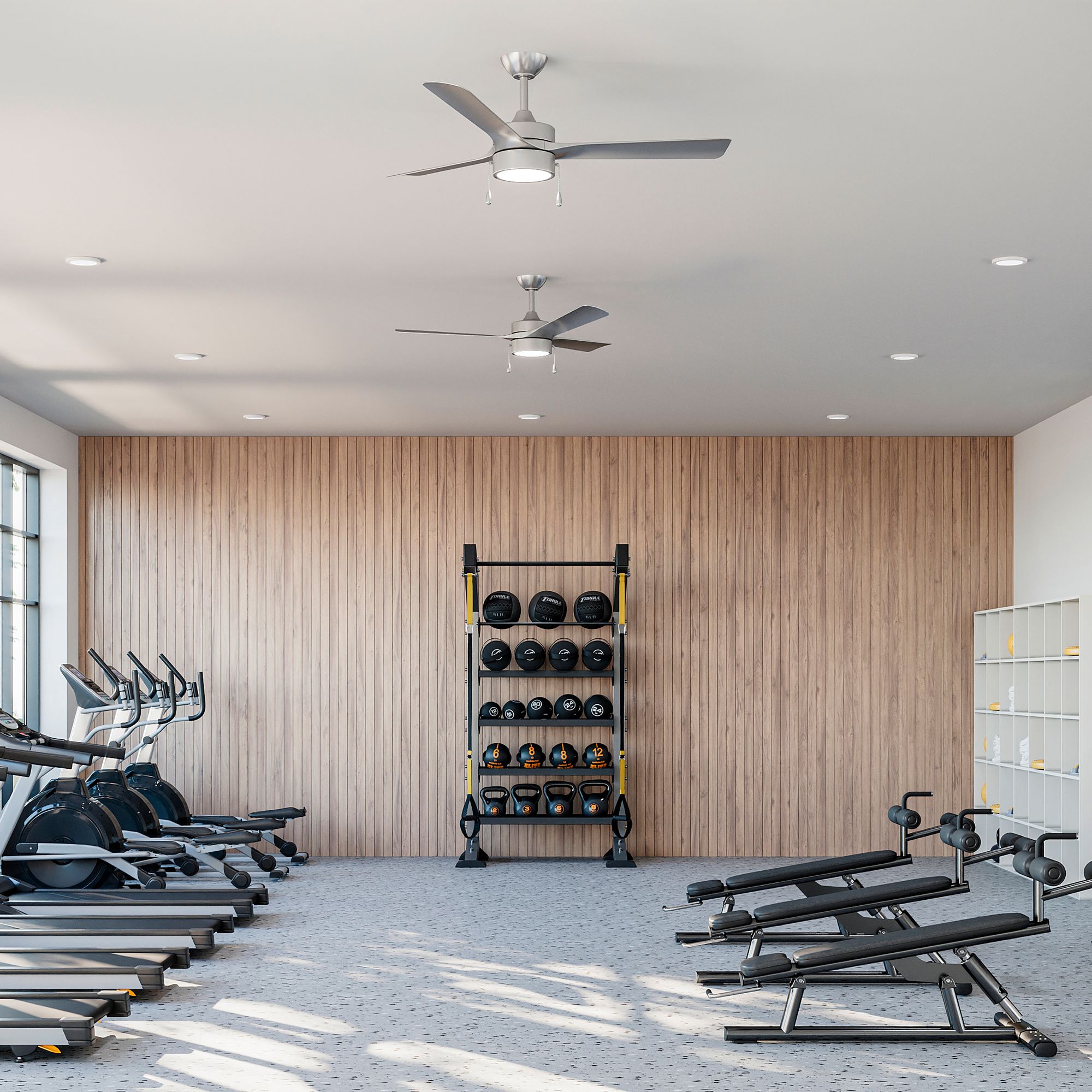 Image 6 Axion I 52 in. 3-Blade Modern LED Ceiling Fan more views