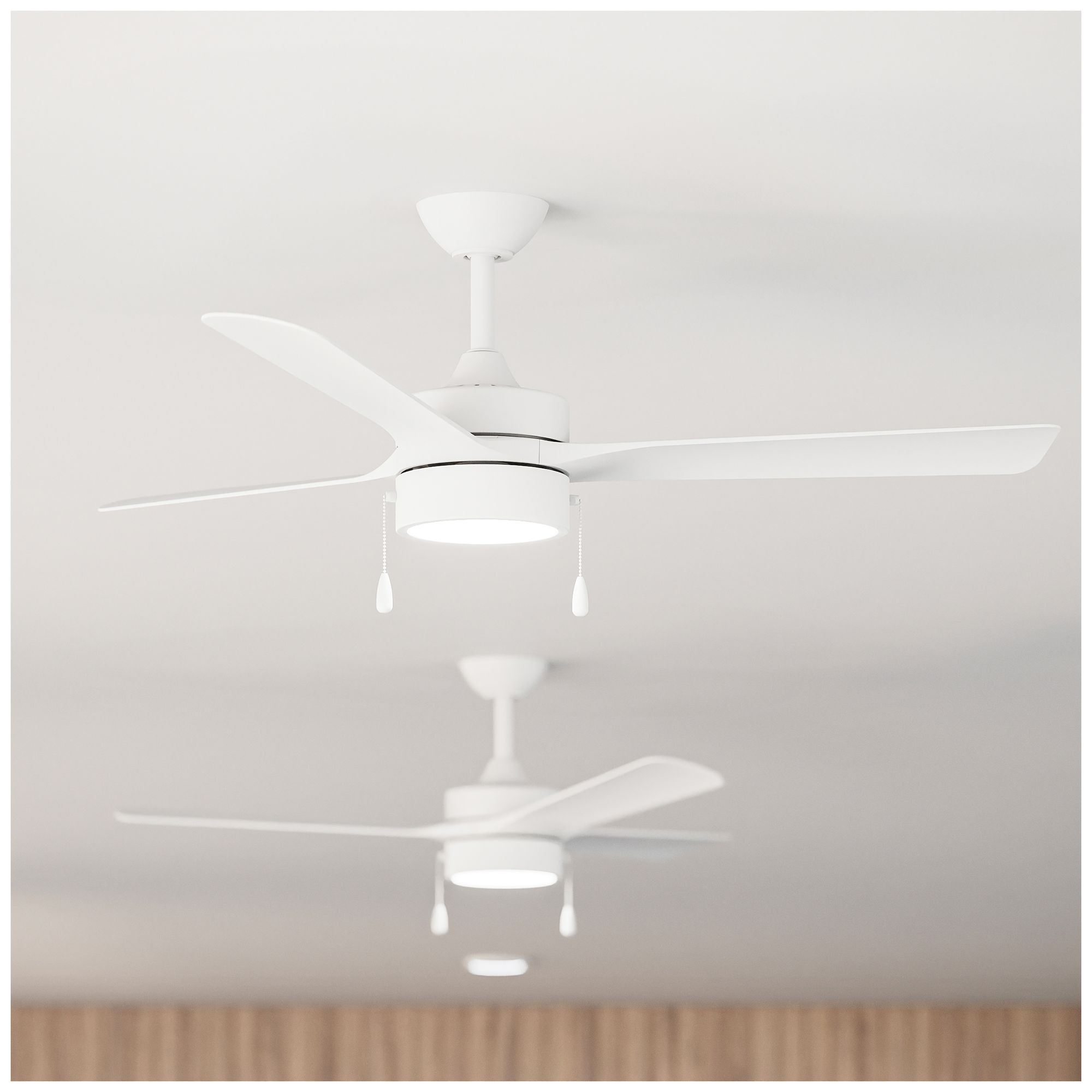 Axion I 52 in. 3-Blade Modern LED Ceiling Fan