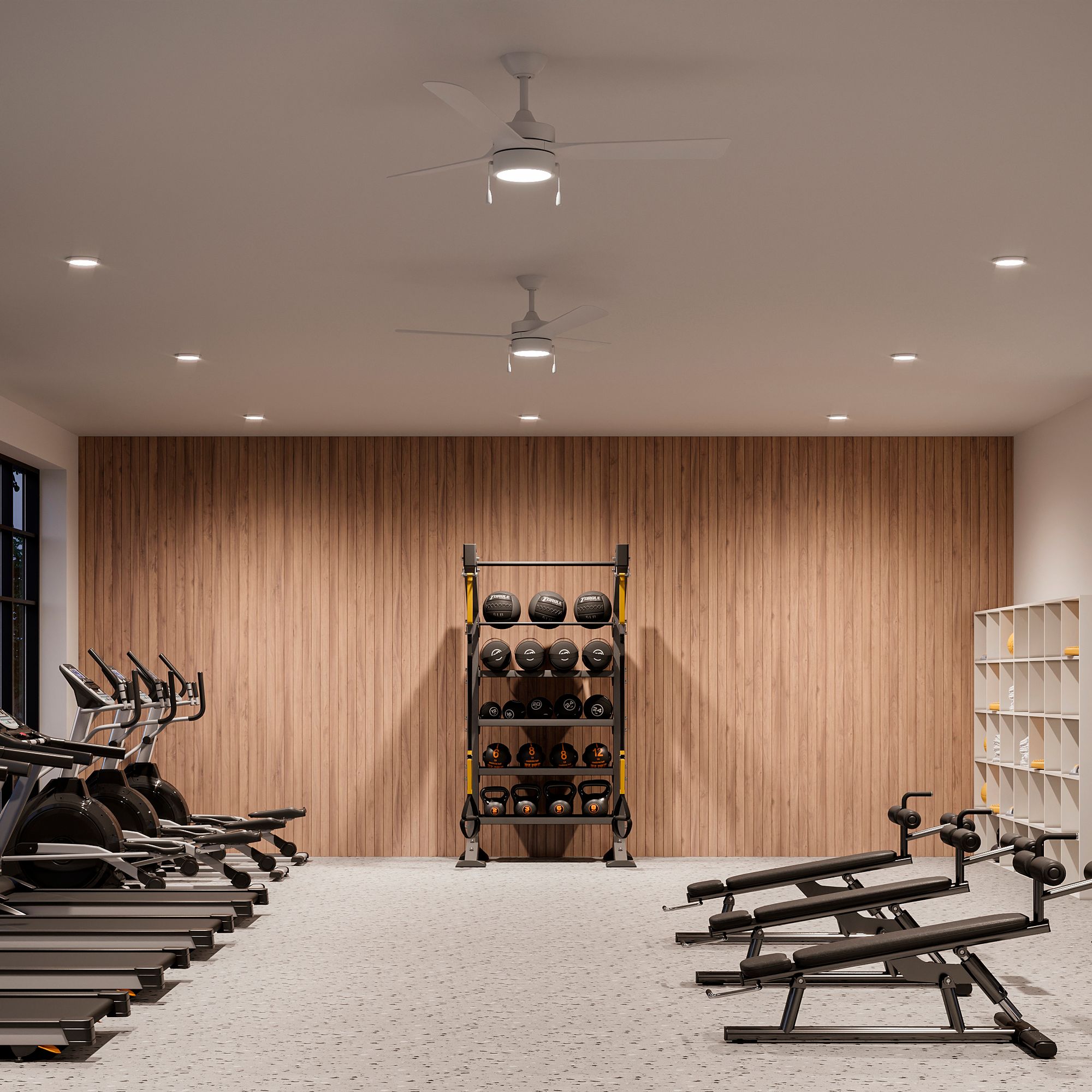 Image 7 Axion I 52 in. 3-Blade Modern LED Ceiling Fan more views