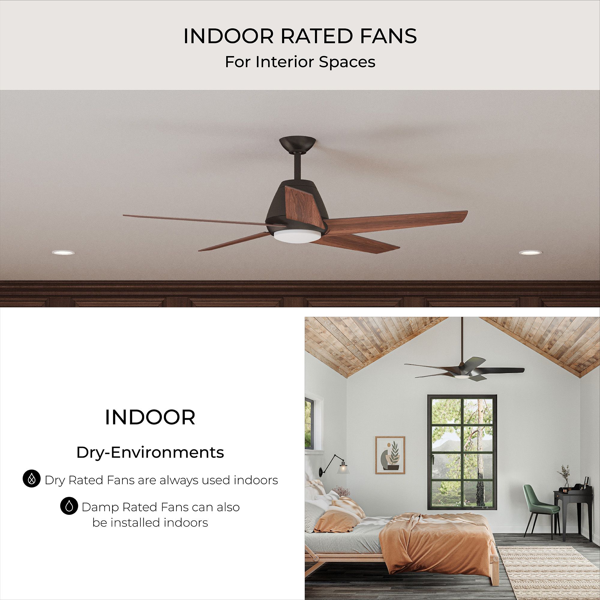 Axion I 52 in. 3-Blade Modern LED Ceiling Fan