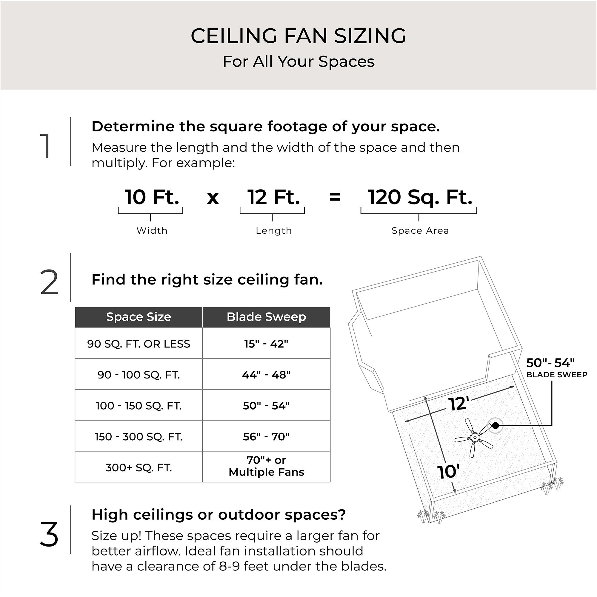 Axion I 52 in. 3-Blade Modern LED Ceiling Fan