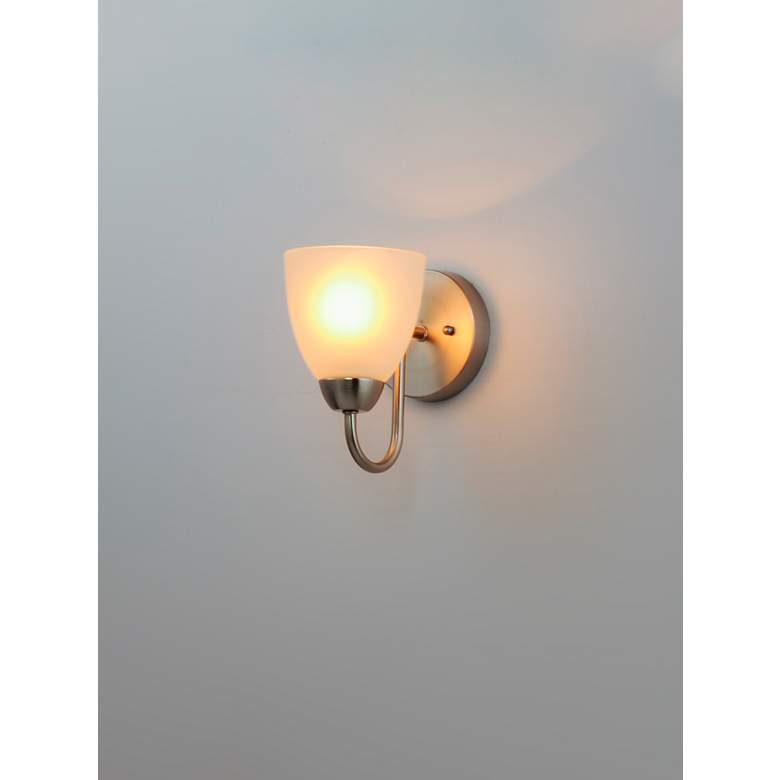 Image 3 Axis 1-Light Strip Bath Vanity - Satin Nickel more views