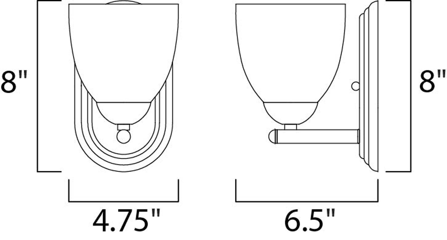 Thumbnail3 of Axis 1-Light Wall Sconce - Satin Nickel more views