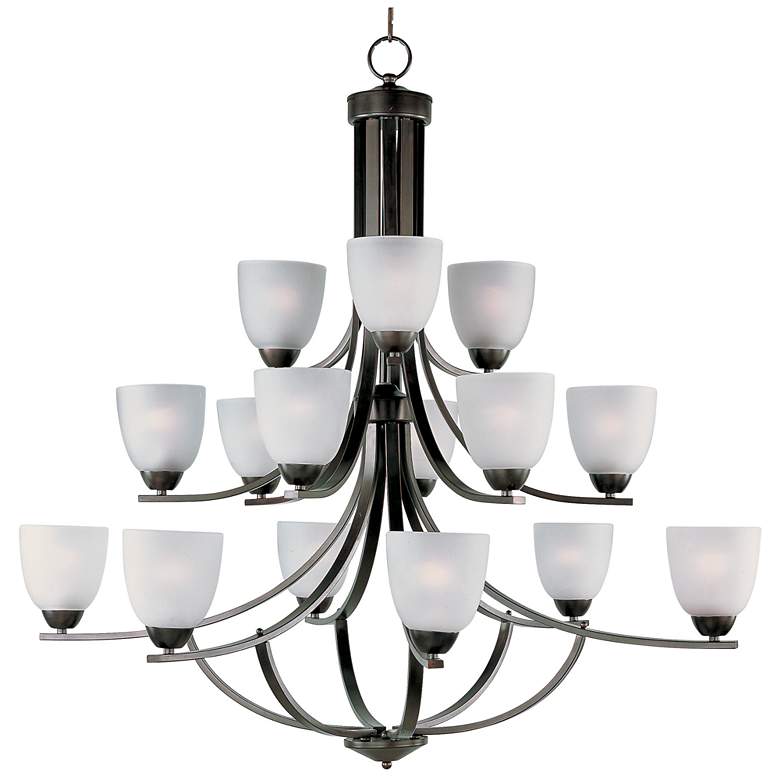 Image 1 Axis 15-Light 43 inch Wide Oil Rubbed Bronze Chandelier