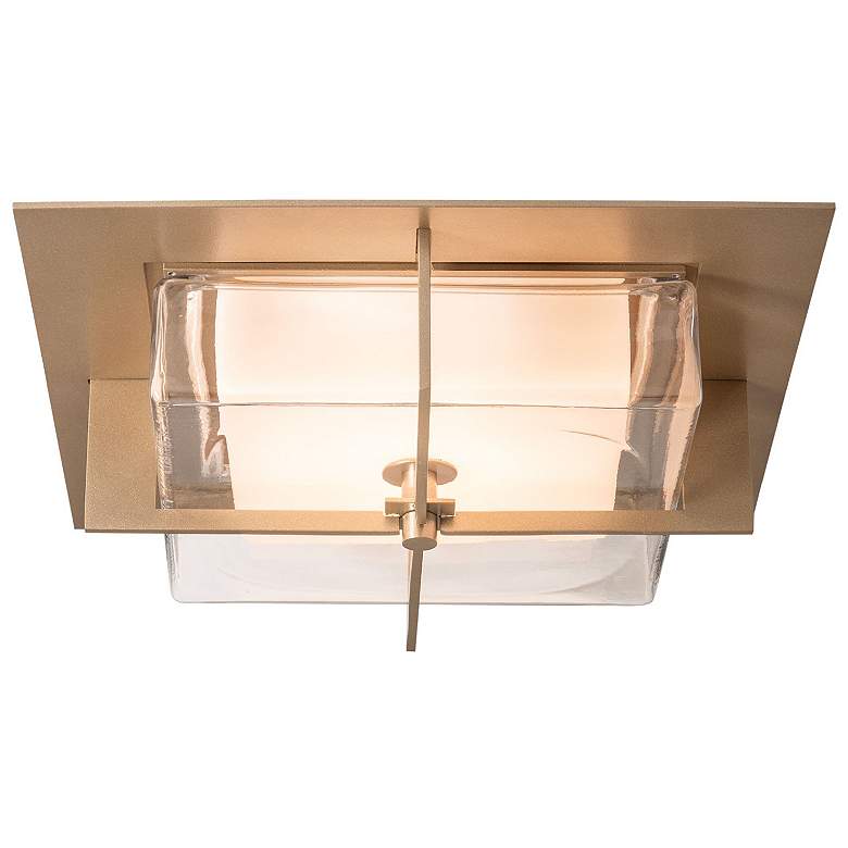 Image 1 Axis 16.1" Wide Soft Gold Flush Mount
